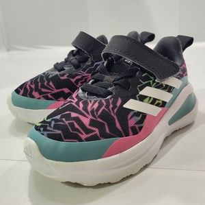 ADIDAS TODDLER KIDS FORTARUN ELASTIC LACE TOP STRAP RUNNING SHOES SIZE 6K
